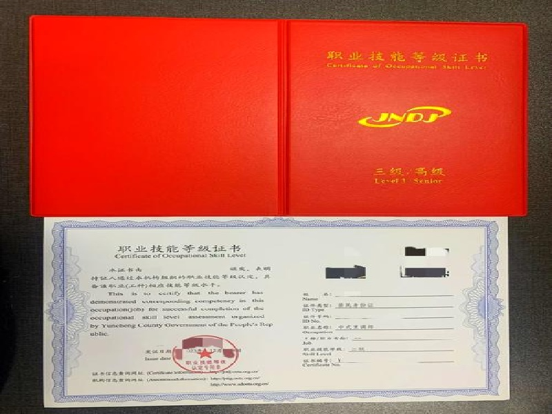 资质证件定制-红金大气喜庆风
